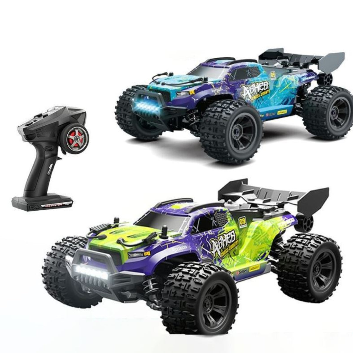 RC Brushless Monster – 4WD Bezceļu Superauto