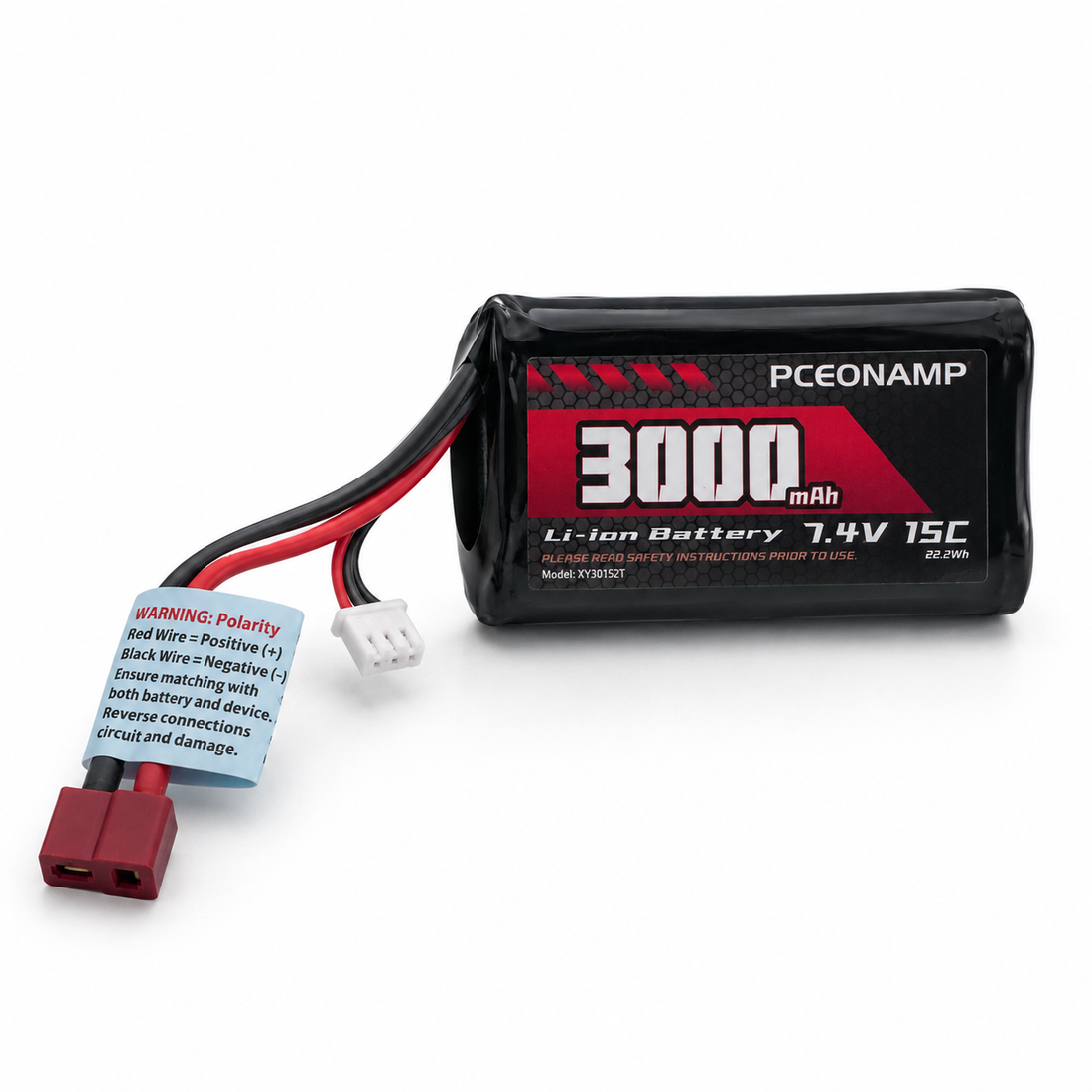 🔋 PCEONAMP 3000mAh 7.4V Li-ion Akumulators